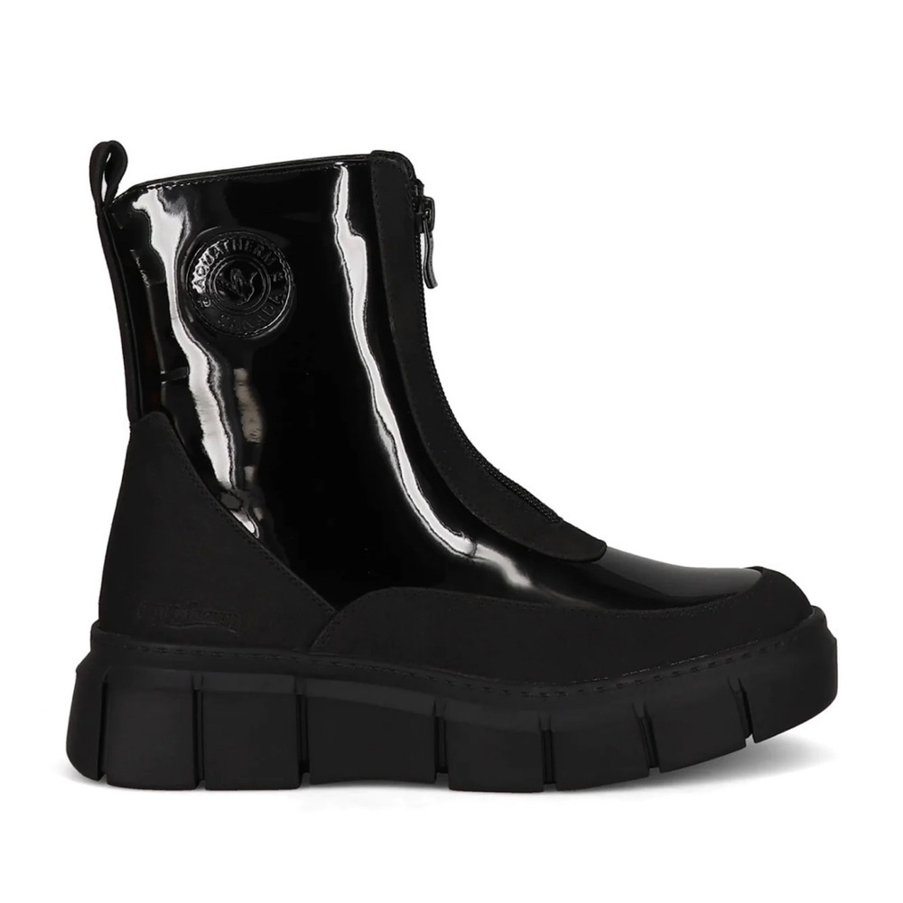 Aquatherm Waterproof Women's Marilyn in Black  Patent Size 9 Winter Apres Ski